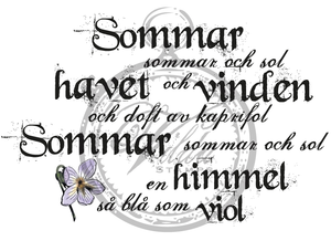 "Sommar, sommar och sol..."