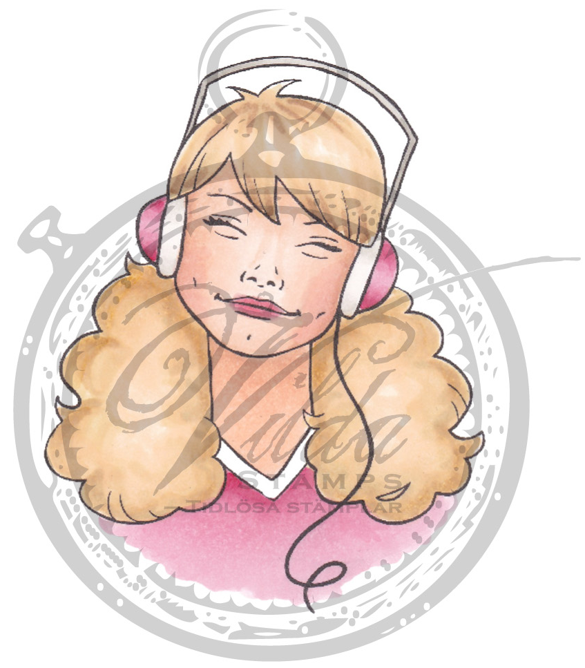 Betty with headset