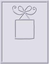 Cuttlebug 2"X2.75" Embossing Folder Set Bow Frame