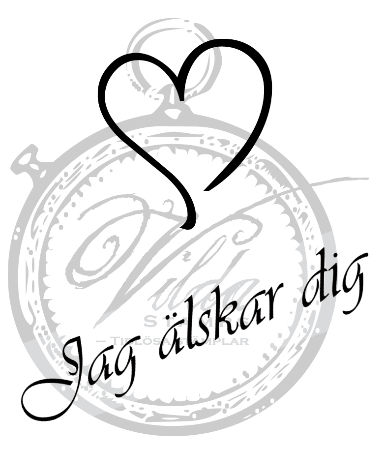 "Jag älskar dig" (med hjärta)
