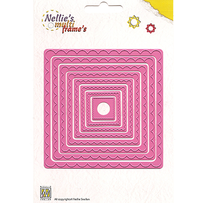 Nellies Multi Frame Die - Wavy Square