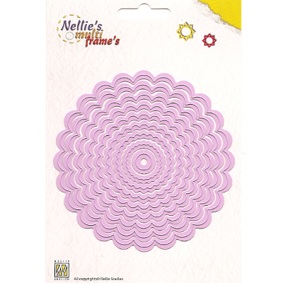 Nellies Multi Frame Die - Wavy Round