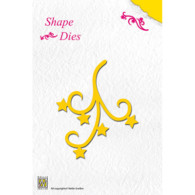 Shape Dies - Star Swirl