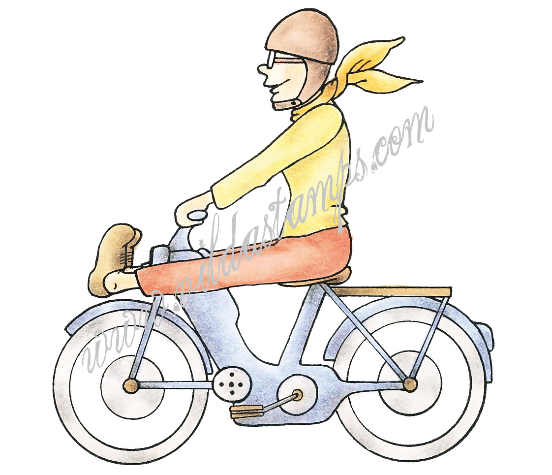 Dam moped