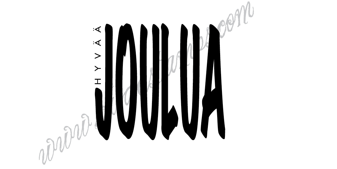 Hyvää JOULUA (God Jul)