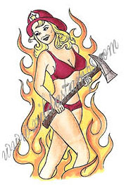 Firefighter girl