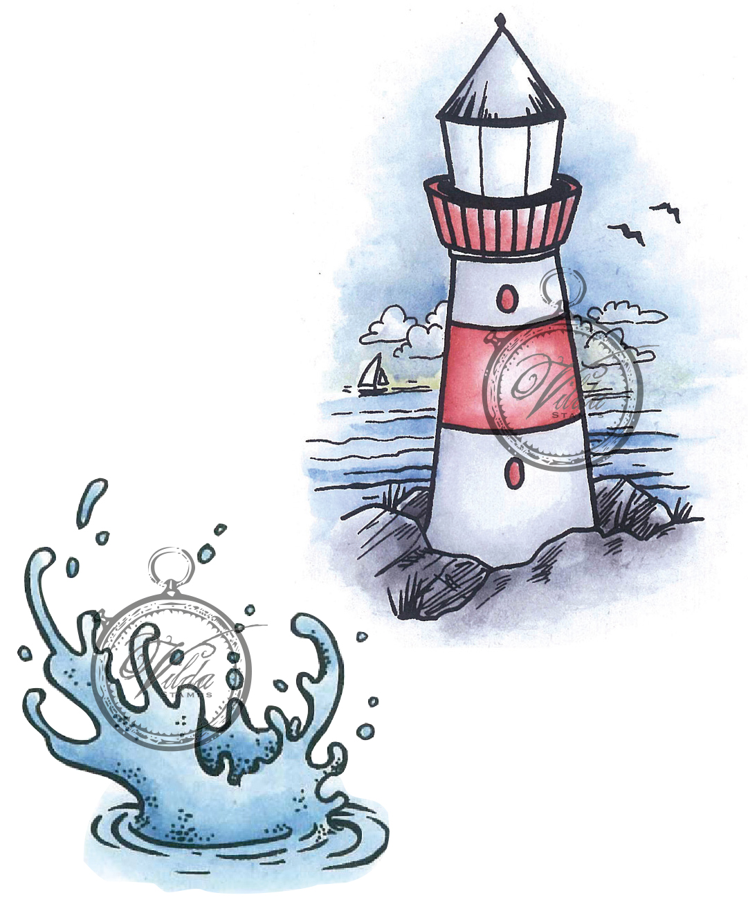Lighthouse & splasch