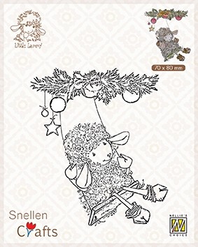Clearstamps  "Little Lammy "Christmas Swing"