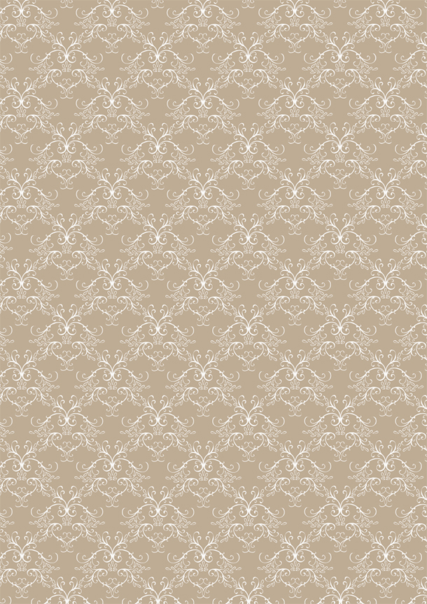 A4 Vintage Beige Swirls