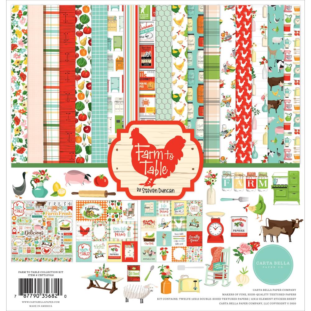 Carta Bella Collection Kit 12"X12"Farm to Table