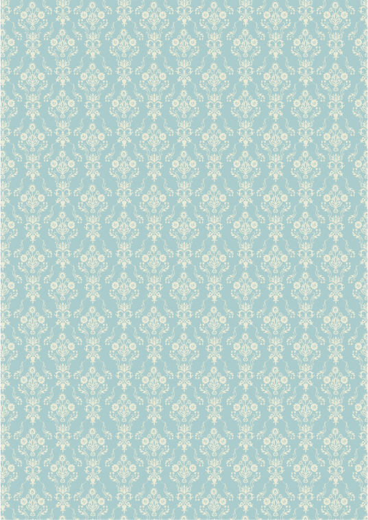 A4 Swirls Blue
