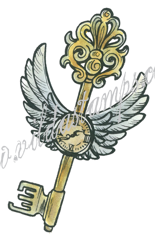 Steampunk nyckel