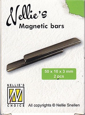 Box with 2 magnetic bars for fixing stencils and using on the Stamping Buddy Pro