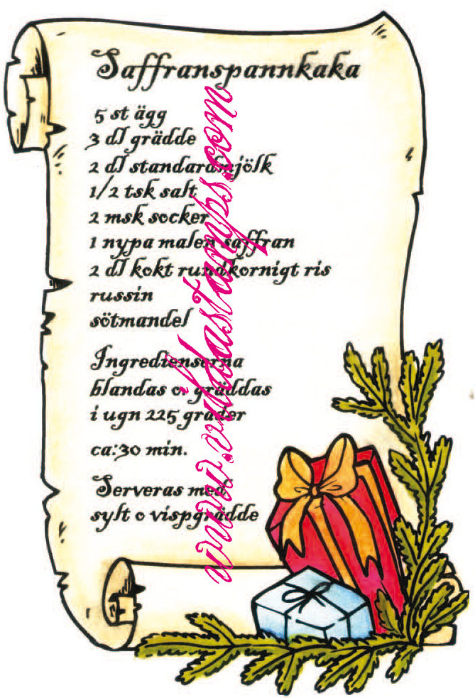 Wishlist with swedish recipe