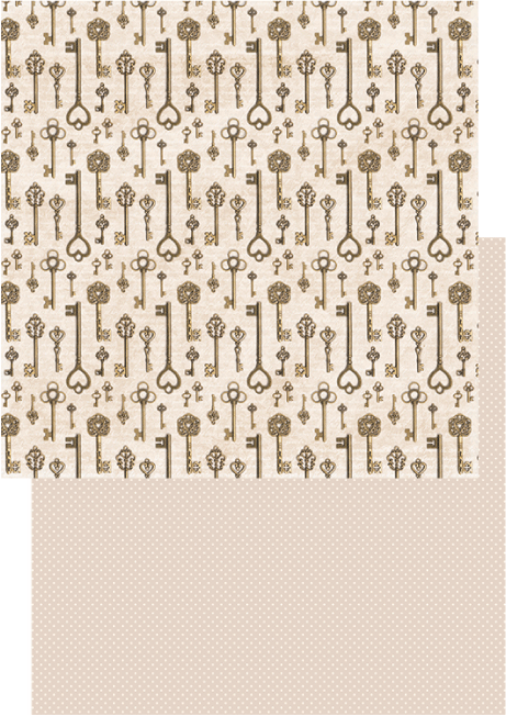 12x12Garden Keys My Rose Garden Gollection