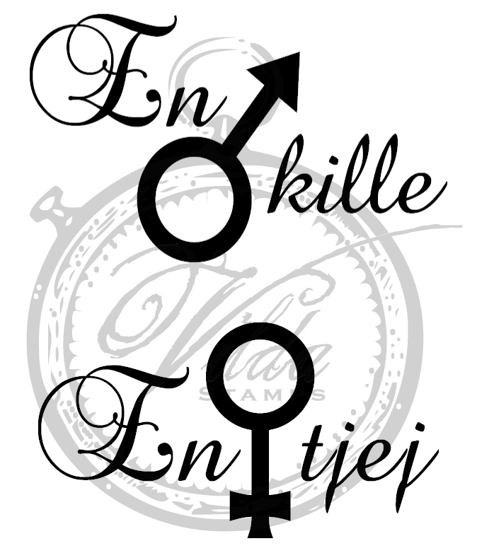 "En kille", "En tjej"