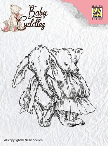 Clear Stamps Baby Cuddles "Cuddy friends"