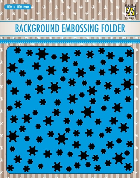 Background Embossing Folders "Snowflakes" 
