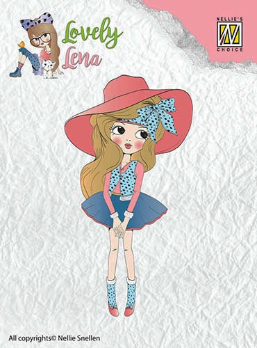Clear Stamps Lovely Lena "Pretty Lena"