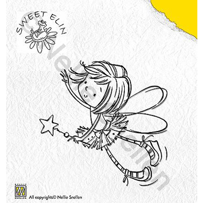 Clearstamp -Clearstamp - Sweet Elin -With Star