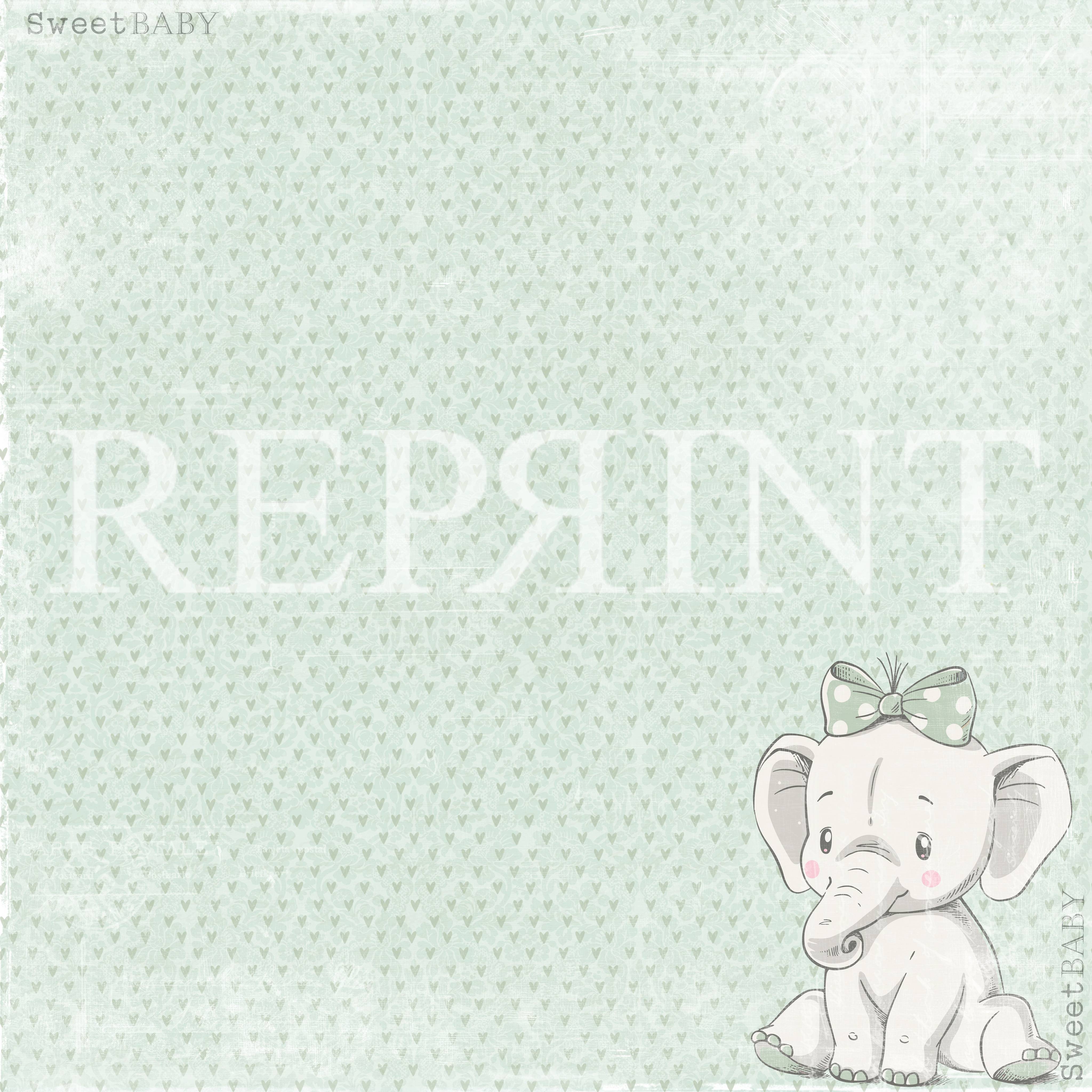 Sweet Baby Blue Elephant - 2