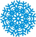 DL176 Geometric Snowflake