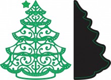 DL223 Lace Christmas Tree
