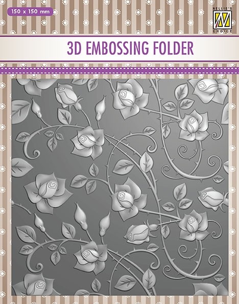 3D Embossing folder "Roses"