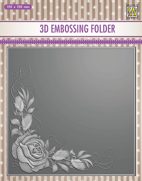 3D Embossing folder "Rose Corner"