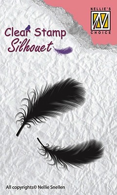 Silhouette Clear Stamps Feathers 