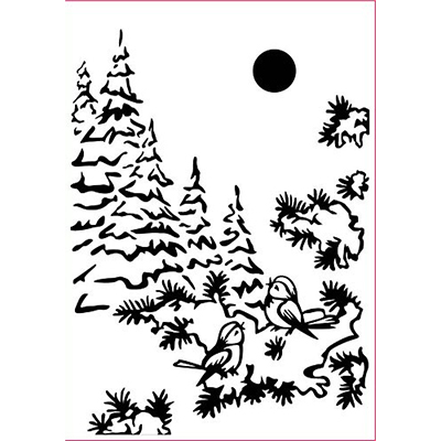 Embossing -  Snow Birds