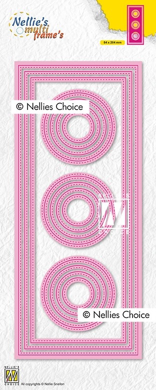 Multi Frame Dies "Slim lines-circles" 