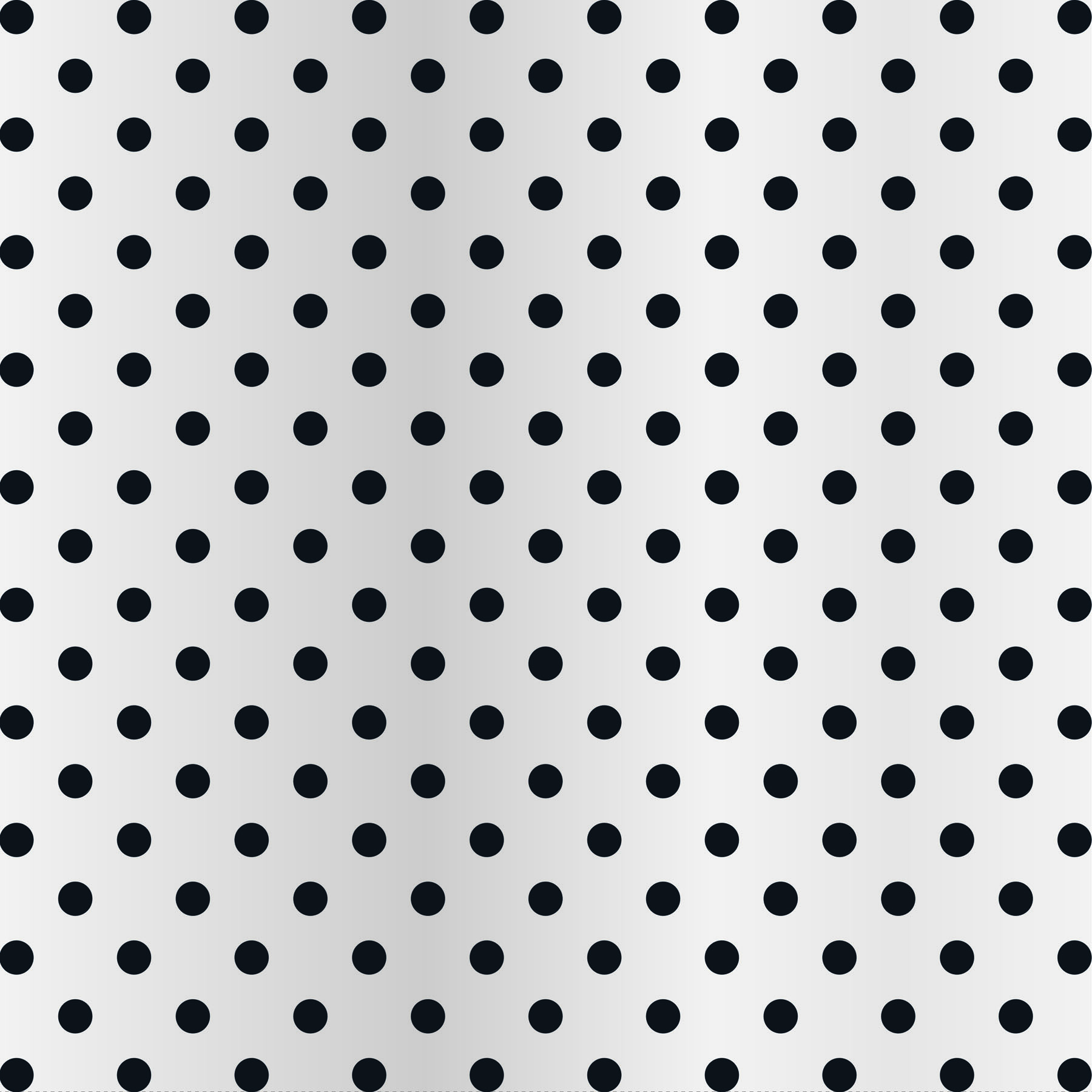 12x12 Clear Paper Dots Black