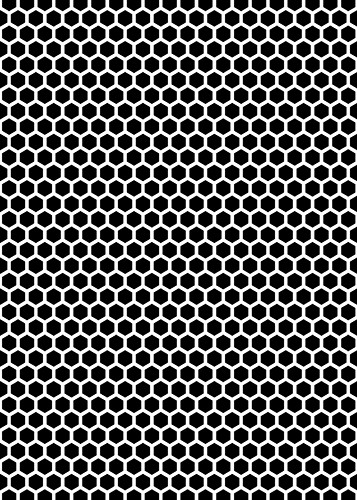 Lasercut stencil A5 size "pattern-6"