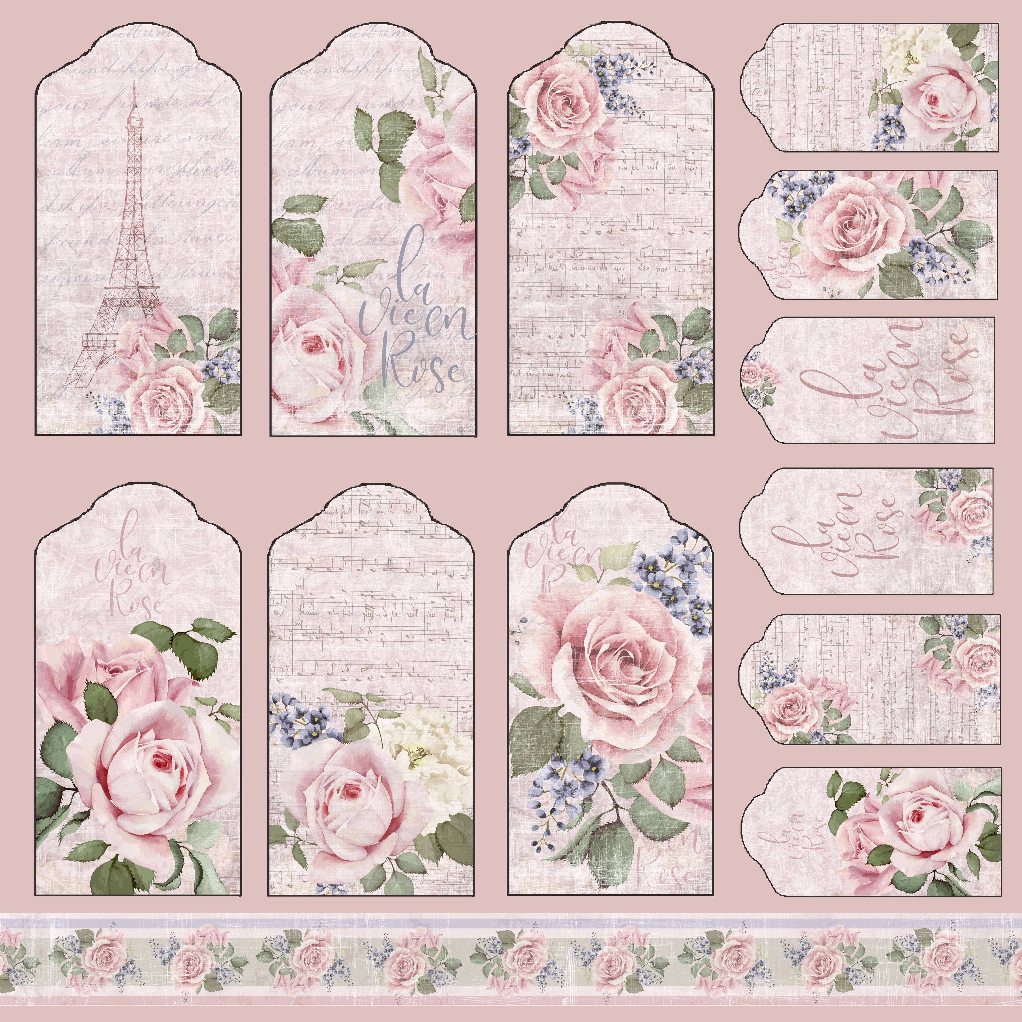 La Vie en Rose Collection -Tags