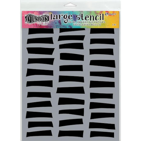 Dylusions Stencil 9X12 -Shutters
