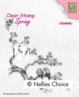 Clear Stamps Spring "spring lovers"