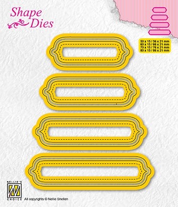 Shape Dies "set of 4 tags-6"