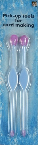 Pick-up tool non-permanent adhesive 2 pcs