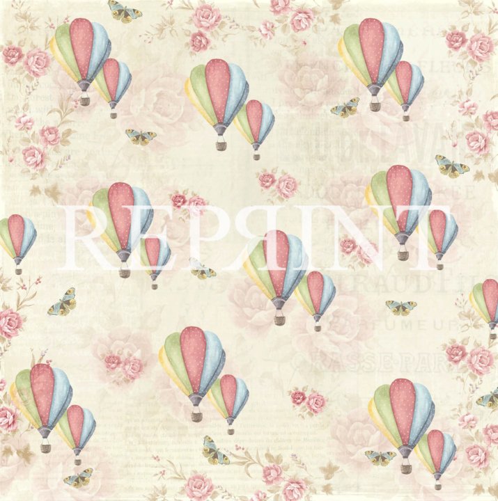 12x12 Reprint - Up in the air Spring Blossom Collection - 2