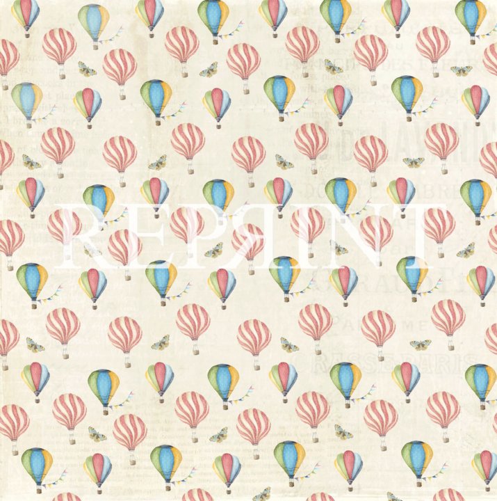 12x12 Reprint - Up in the air Spring Blossom Collection