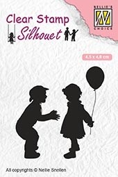 Clear stamps Silhouette "balloon" 