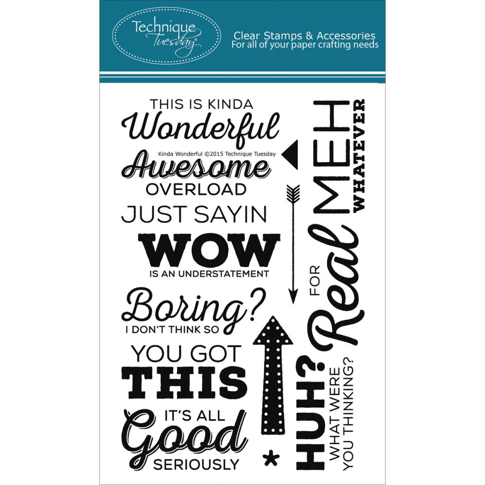 Kinda Wonderful Clear Stamps