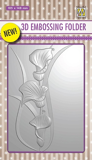  3D-embossing folder "Arums" 