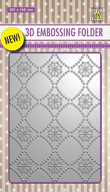 3D-embossing folder "Background flowers-2