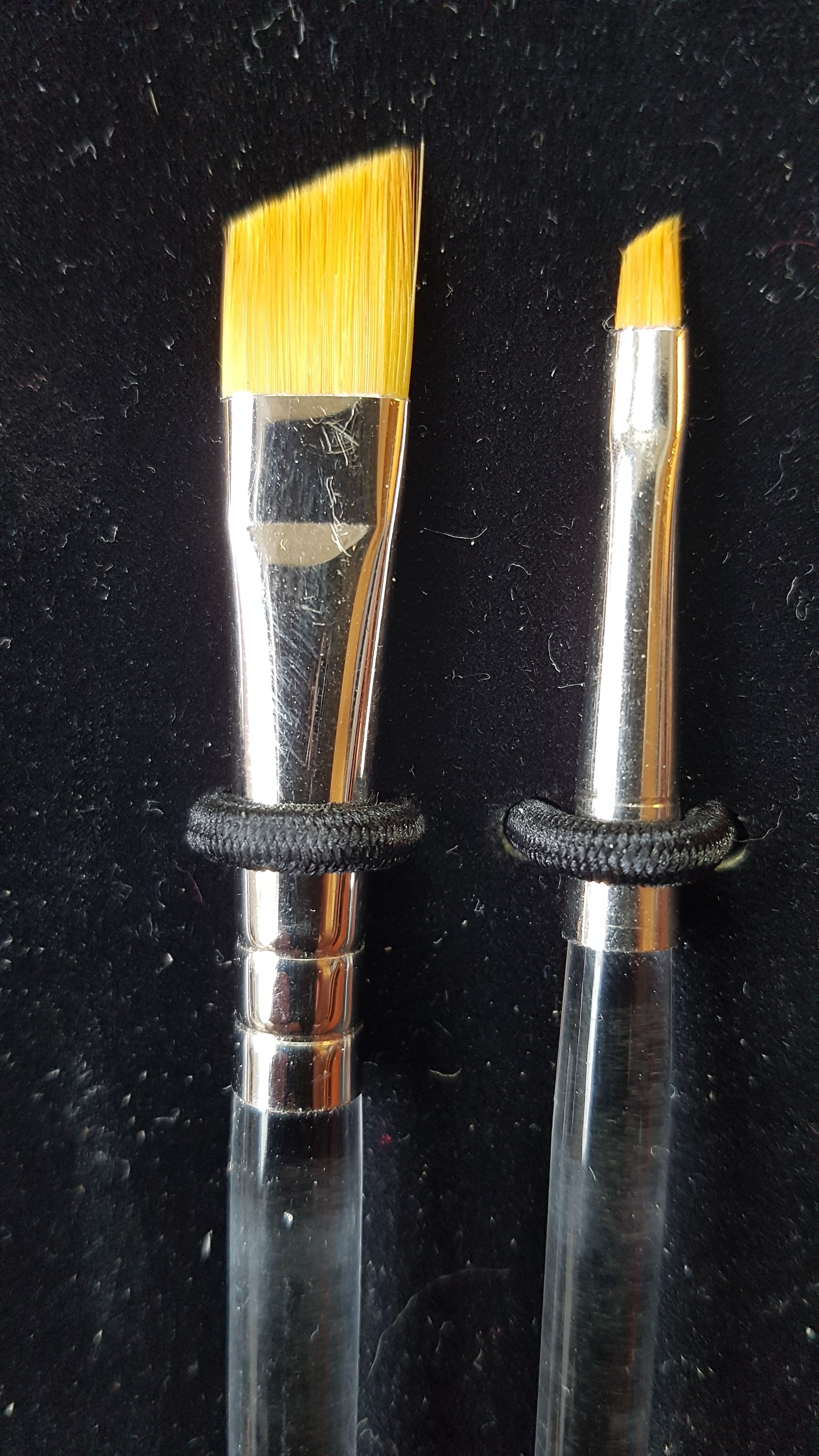 Angular pensel 3/8"  Genomskinligt Skaft
