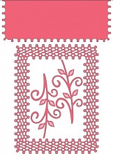 DL137AB Japanese Lace O Flourish Frame