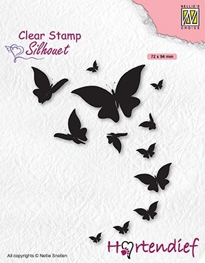 Clear Stamps Hartendief serie "Butterflies"