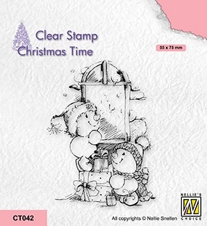 Clear Stamps Christmas time "present delivery"