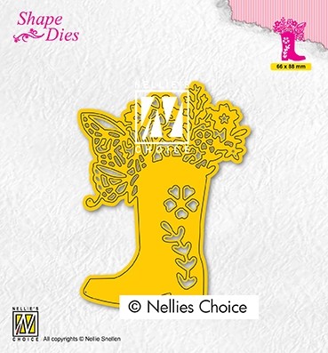 Shape Dies "Boot with flowers"